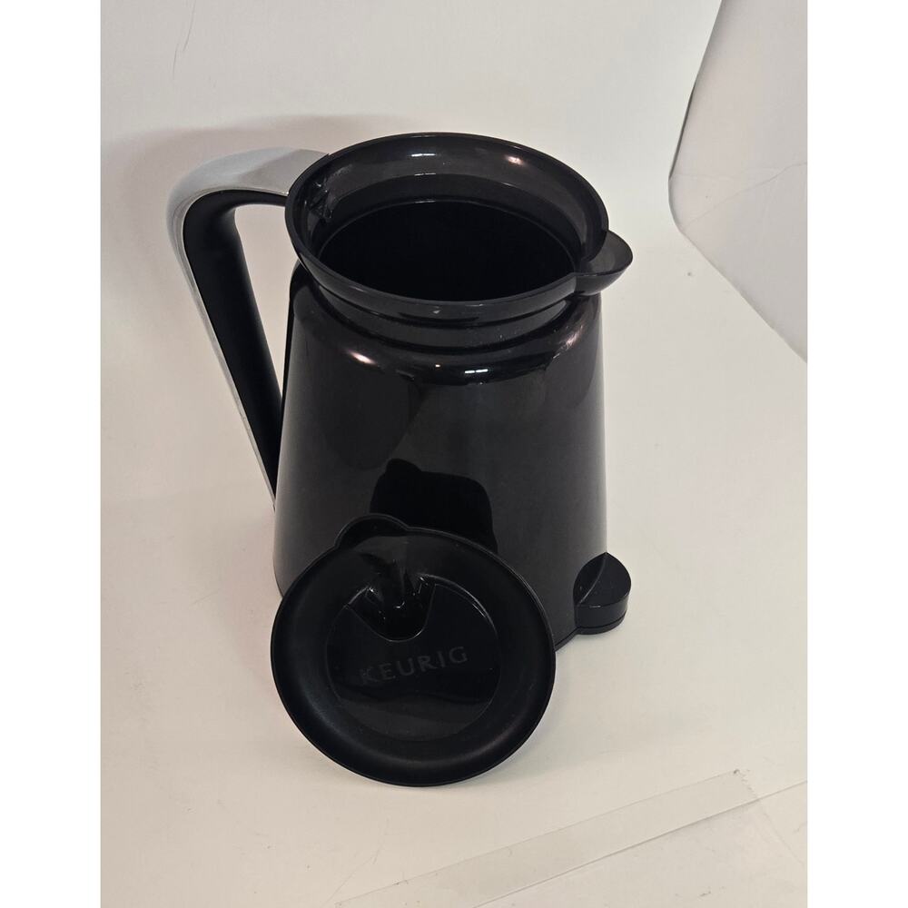 Keurig 2.0 K-cup Carafe Coffee Pitcher Insulated Brewing Pot Black 32 oz - Picture 8 of 8